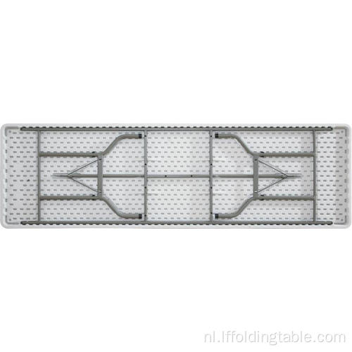 Plastic opvouwbare eettafel van 244 cm